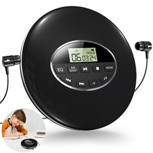 Load image into Gallery viewer, Round Style Portable CD Player Headphone HiFi
