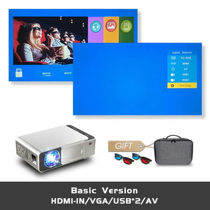 ALSTON T6 full hd led projector 4k 3500 Lumens HDMI