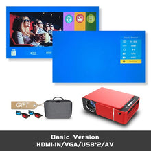 Load image into Gallery viewer, ALSTON T6 full hd led projector 4k 3500 Lumens HDMI
