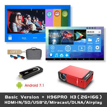 Load image into Gallery viewer, ALSTON T6 full hd led projector 4k 3500 Lumens HDMI
