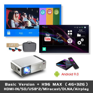 ALSTON T6 full hd led projector 4k 3500 Lumens HDMI