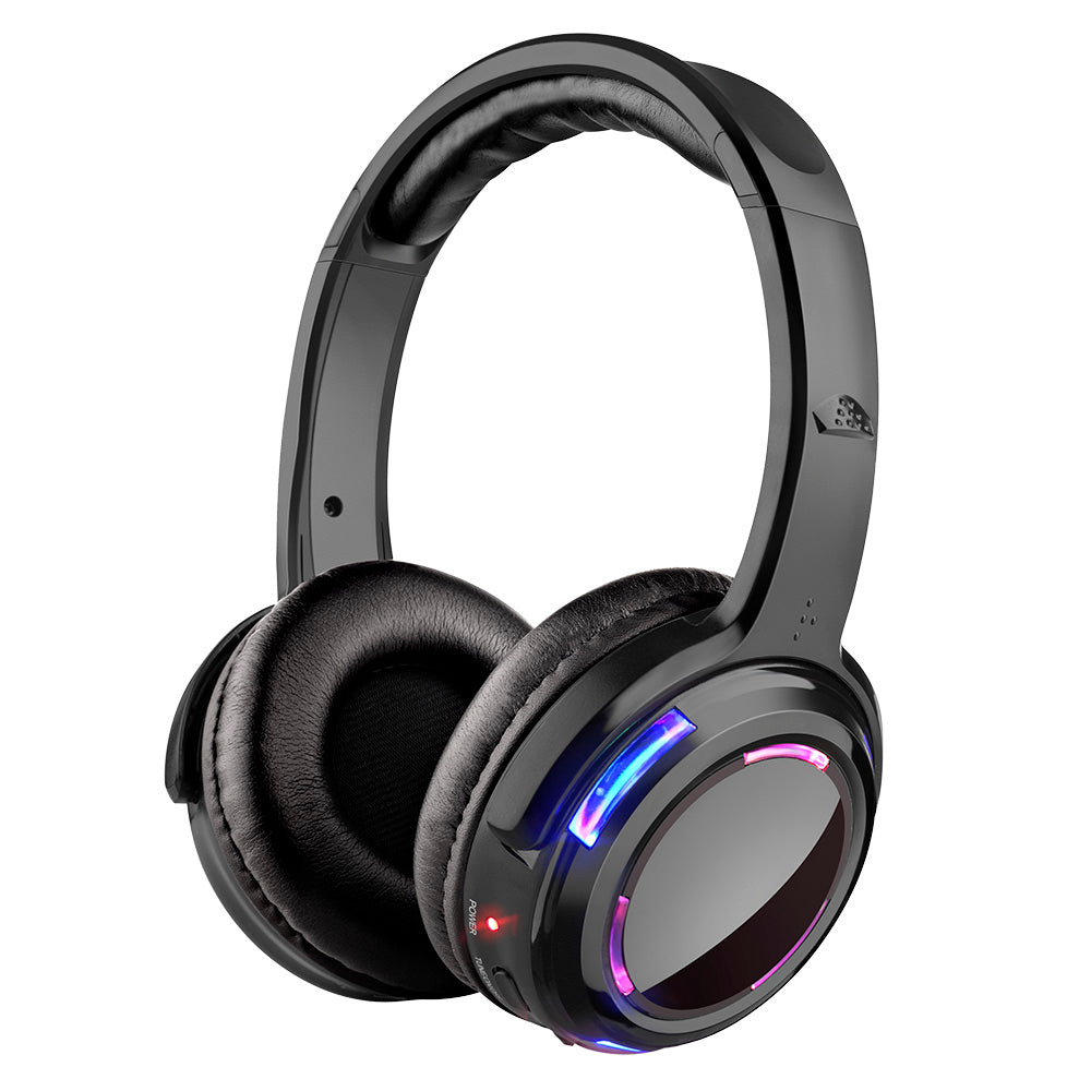 Silent Disco compete system black led wireless headphone