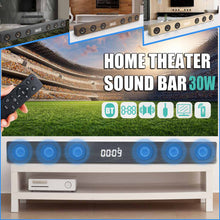 Load image into Gallery viewer, 240V 30W Wireless bluetooth Soundbar Stereo Speaker
