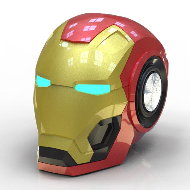 Mini Iron Man Wireless Speaker Powerful Portable Computer Speakers