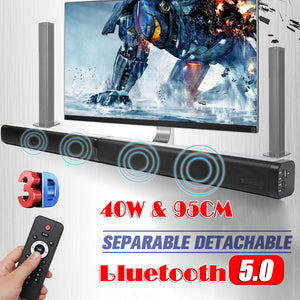 40W Wireless Detachable bluetooth 5.0 Speaker TV